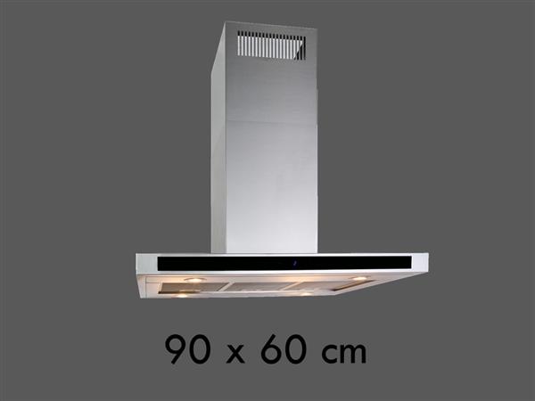 Grote foto plafond kook eiland wand hoek hoofdvrije afzuigkap huis en inrichting keukenapparatuur