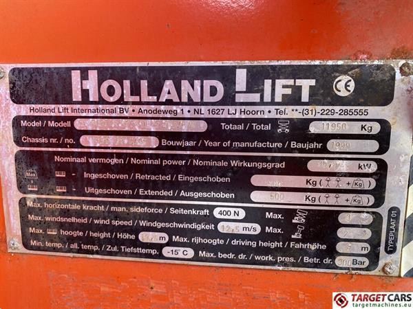 Grote foto holland lift b195dl25 4wd diesel 4x4 scissor work lift 2150cm defective doe het zelf en verbouw hoogwerkers
