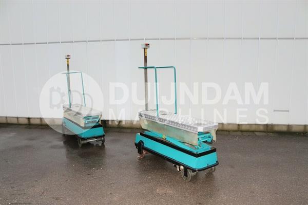 Grote foto berg electro buisrailwagen met dubbele hydraulische schaar 42 5 cm spoor agrarisch tuinbouw