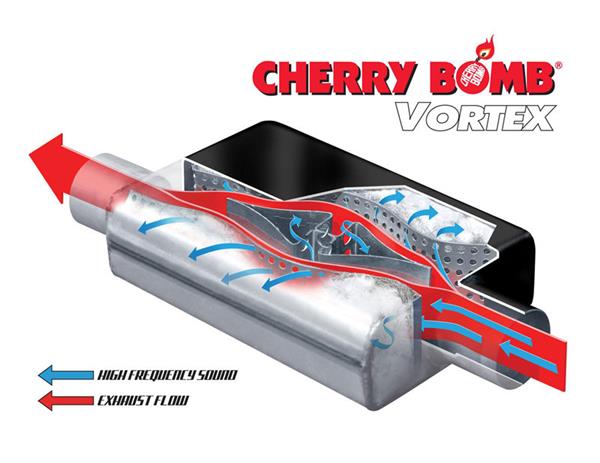 Grote foto cherry bomb demper 2 5 inch auto onderdelen overige auto onderdelen