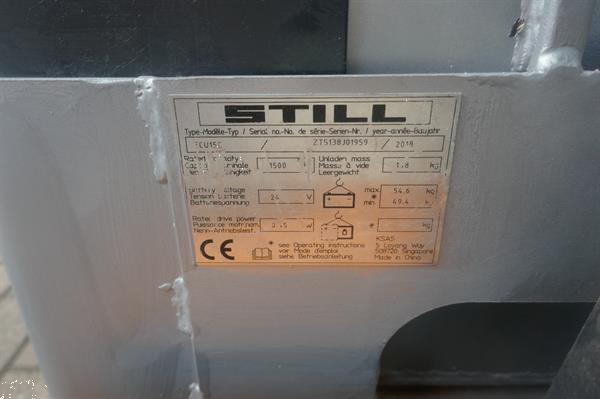 Grote foto vs 21074 elektrische palletwagen still ecu15 nieuwe accu doe het zelf en verbouw hefwerktuigen