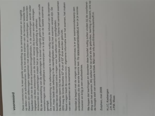 Grote foto examenbundel aardrijkskunde vwo 2009 2010 boeken studieboeken