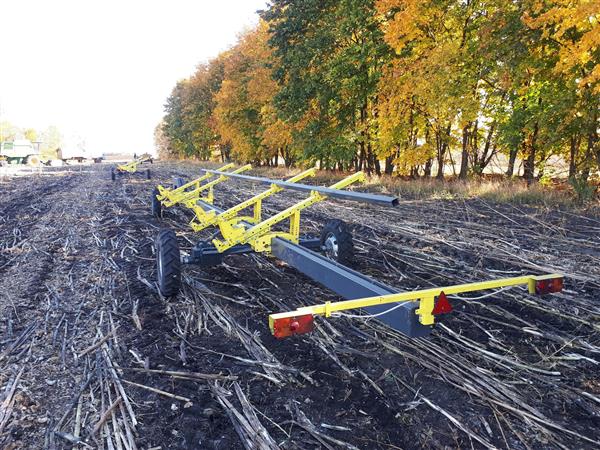 Grote foto voorzetstukwagen carrello 2 axes agrarisch oogstmachines