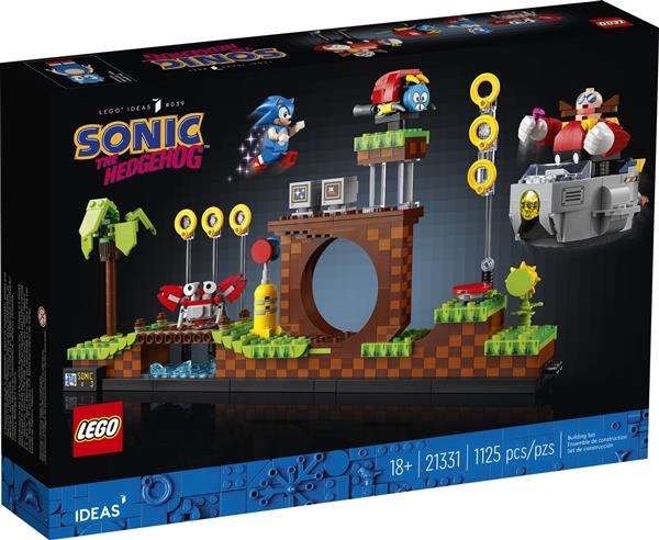 Grote foto lego ideas 21331 sonic the hedgehog green hill zone kinderen en baby duplo en lego