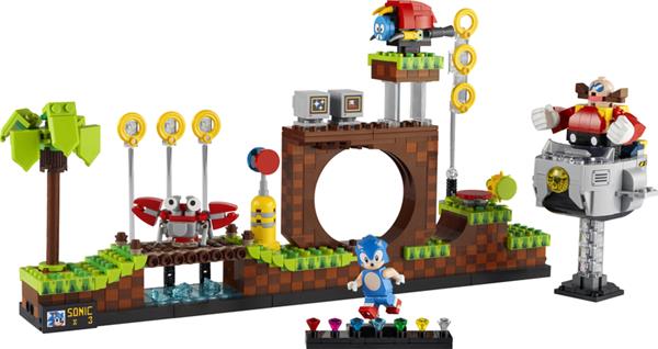 Grote foto lego ideas 21331 sonic the hedgehog green hill zone kinderen en baby duplo en lego