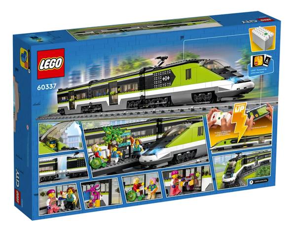 Grote foto lego city 60337 passagierssneltrein kinderen en baby duplo en lego