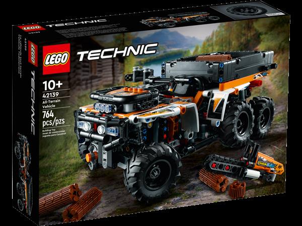 Grote foto lego technic 42139 terreinwagen kinderen en baby duplo en lego