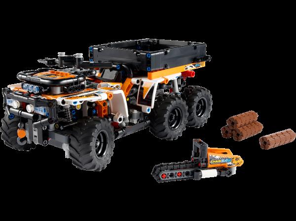 Grote foto lego technic 42139 terreinwagen kinderen en baby duplo en lego