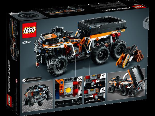 Grote foto lego technic 42139 terreinwagen kinderen en baby duplo en lego