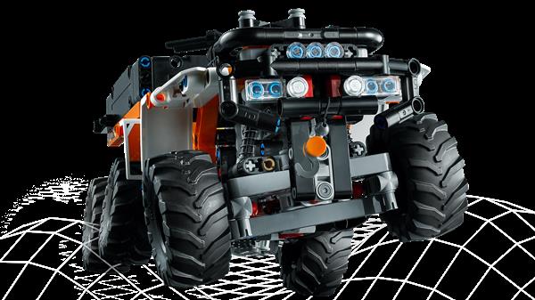 Grote foto lego technic 42139 terreinwagen kinderen en baby duplo en lego