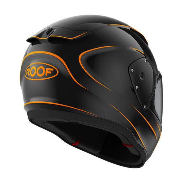 Grote foto roof helmets ro200 neon helm zwart oranje motoren kleding