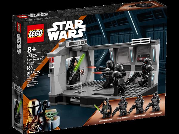 Grote foto lego star wars 75324 dark trooper aanval kinderen en baby duplo en lego