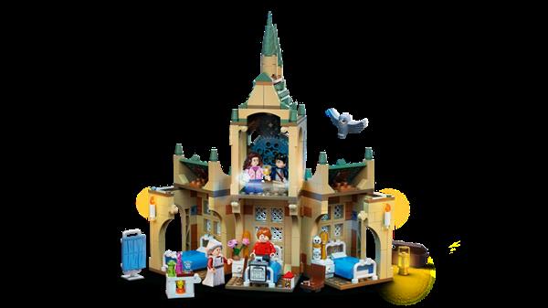 Grote foto lego harry potter 76398 zweinstein ziekenhuisvleugel kinderen en baby duplo en lego