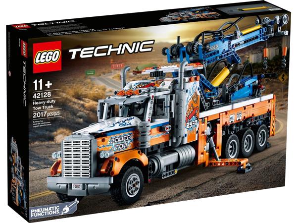 Grote foto lego technic 42128 robuuste sleepwagen kinderen en baby duplo en lego
