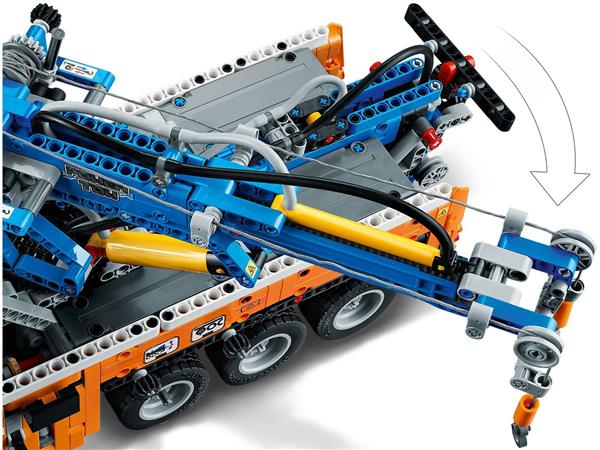 Grote foto lego technic 42128 robuuste sleepwagen kinderen en baby duplo en lego