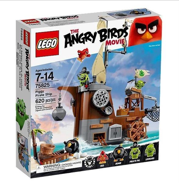 Grote foto angry birds 75825 piggy piratenschip kinderen en baby duplo en lego