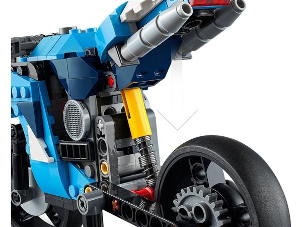 Grote foto lego creator 31114 snelle motor kinderen en baby duplo en lego