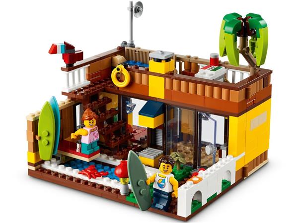 Grote foto lego creator 31118 surfer strandhuis kinderen en baby duplo en lego