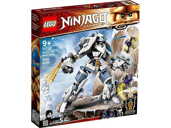 Grote foto lego ninjago 71738 zane titanium mecha duel kinderen en baby duplo en lego