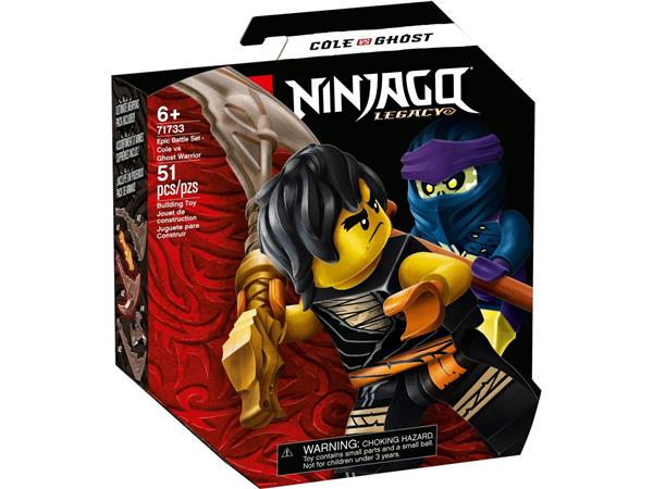 Grote foto lego ninjago 71733 epische strijd set cole tegen spookstri kinderen en baby duplo en lego