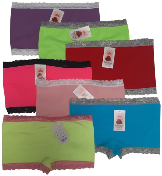 Grote foto sweet angel boxers gekleurd 7 pack kleding dames ondergoed