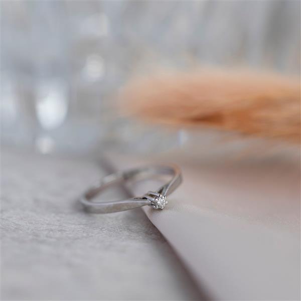 Grote foto witgouden solitair ring met diamant 14 krt 129.5 sieraden tassen en uiterlijk ringen voor haar
