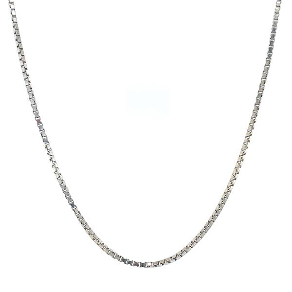 Grote foto witgouden lengtecollier venetiaan 41 cm 14 krt 307.5 sieraden tassen en uiterlijk kettingen
