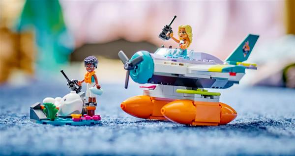Grote foto lego friends 41752 reddingsvliegtuig op zee voorverkoop jun kinderen en baby duplo en lego