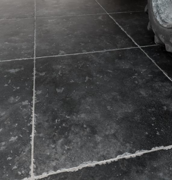 Grote foto zwarte plavuis verouderde look type kloostertegel doe het zelf en verbouw tegels