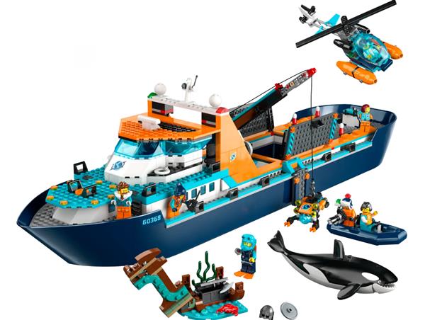 Grote foto lego city 60368 poolonderzoeksschip voorverkoop juni kinderen en baby duplo en lego