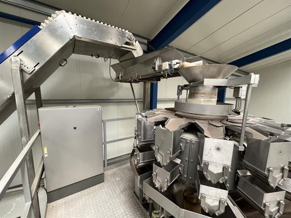 Grote foto hastamat multihead afweegmachine met verticale flowpackmachine en transportbanden agrarisch tuinbouw