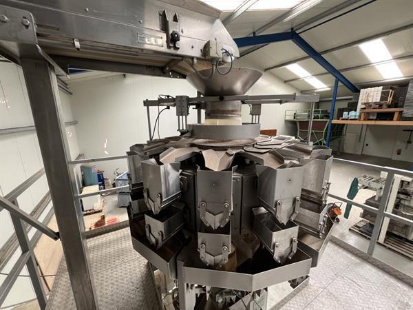 Grote foto hastamat multihead afweegmachine met verticale flowpackmachine en transportbanden agrarisch tuinbouw