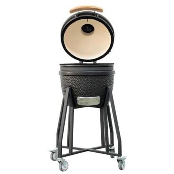 Grote foto keramische barbecue kamado 33cm zwart tuin en terras buitenkeukens