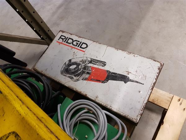 Grote foto draadsnijmachines ridgid 600 230v draadsnijden doe het zelf en verbouw onderdelen en accessoires