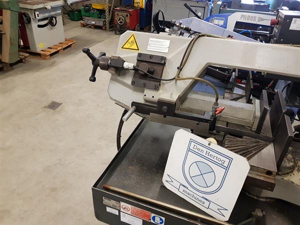 Grote foto bandzaagmachine halfautomaat met koeling rond 240 doe het zelf en verbouw zaagmachines