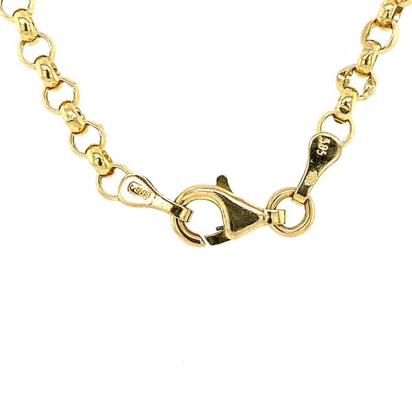 Grote foto gouden collier jasseron 45 cm 14 krt 310 sieraden tassen en uiterlijk kettingen