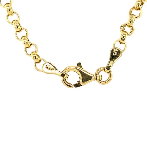 Grote foto gouden collier jasseron 45 cm 14 krt 310 sieraden tassen en uiterlijk kettingen