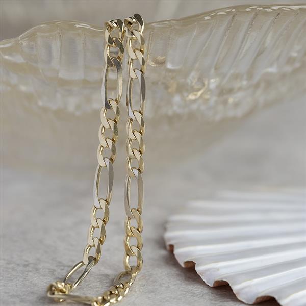 Grote foto bicolour gouden fantasie collier 52 cm 14 krt 1347.5 sieraden tassen en uiterlijk kettingen