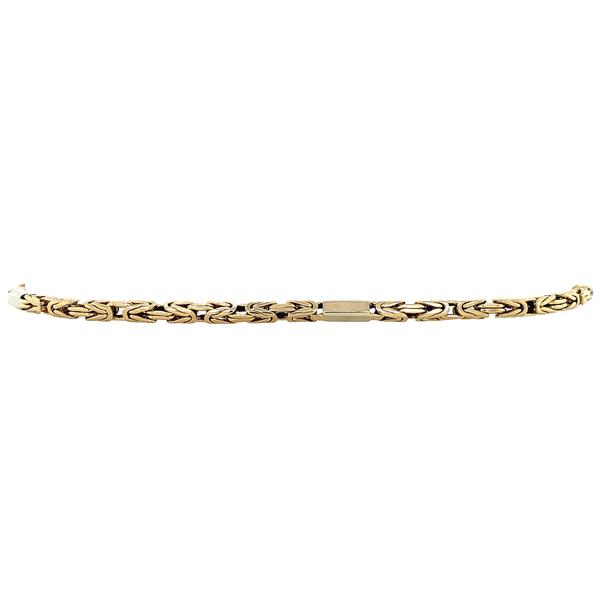 Grote foto gouden konings armband 23 cm 14 krt 775 sieraden tassen en uiterlijk armbanden voor haar
