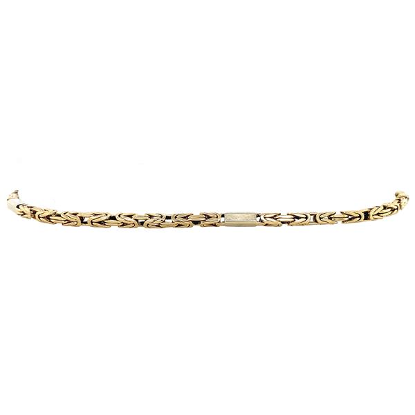 Grote foto gouden konings armband 23 cm 14 krt 775 sieraden tassen en uiterlijk armbanden voor haar