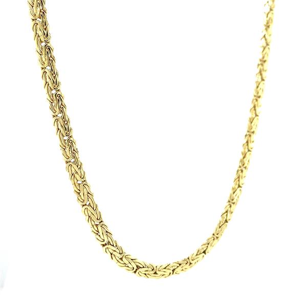 Grote foto gouden collier koningsschakel 50 cm 14 krt 697.5 sieraden tassen en uiterlijk kettingen