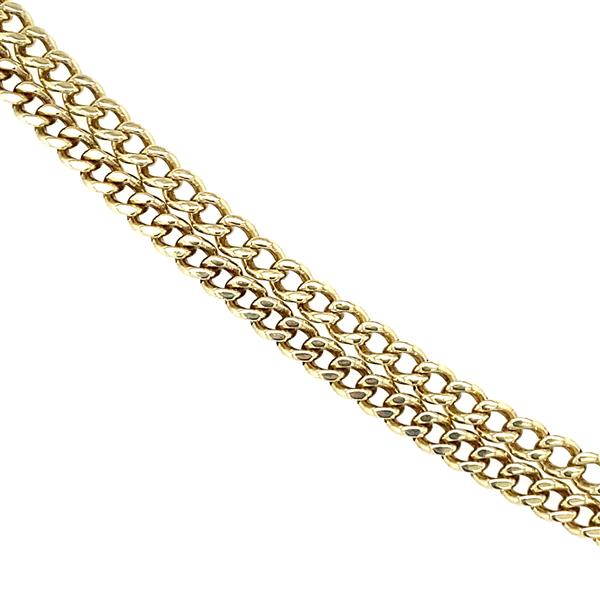 Grote foto gouden lengtecollier gourmet 65 cm 14 krt 922.5 sieraden tassen en uiterlijk kettingen