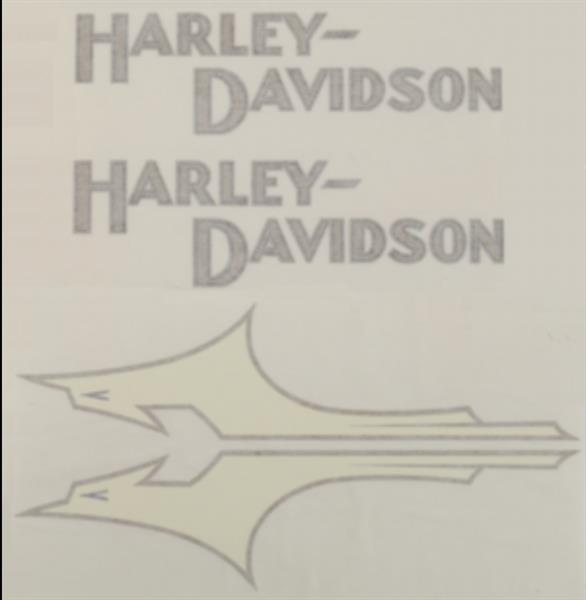 Grote foto decals stickers transfers voor harley selecteer model motoren overige accessoires