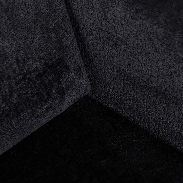 Grote foto draaifauteuil turner black chenille bergen 809 black chenille huis en inrichting stoelen