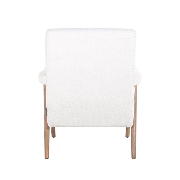 Grote foto fauteuil bono white furry fire retardant himalaya 900 white furry huis en inrichting stoelen