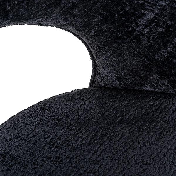 Grote foto counterstoel savoy black chenille bergen 809 black chenille huis en inrichting stoelen