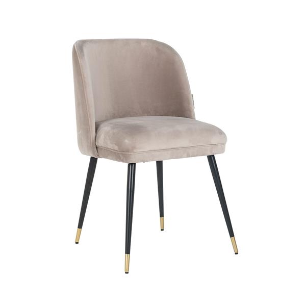 Grote foto stoel alicia khaki velvet fire retardant fr quartz 903 khaki huis en inrichting stoelen