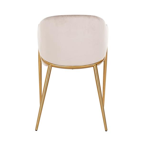 Grote foto stoel gwen khaki velvet fire retardant fr quartz 903 khaki huis en inrichting stoelen
