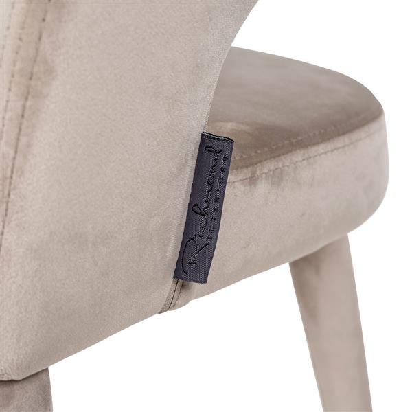 Grote foto stoel gia khaki velvet fire retardant fr quartz 903 khaki huis en inrichting stoelen