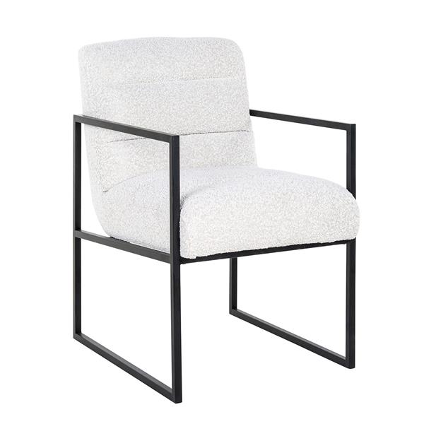 Grote foto stoel lizzy white boucl black copenhagen 900 boucl white huis en inrichting stoelen